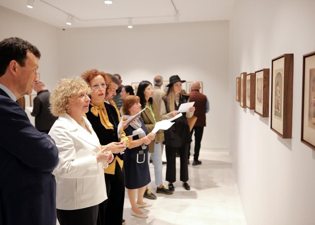 La direttrice della Fondazione Alinari in visita di rappresentanza presso il Museo Nazionale della Fotografia di Scutari