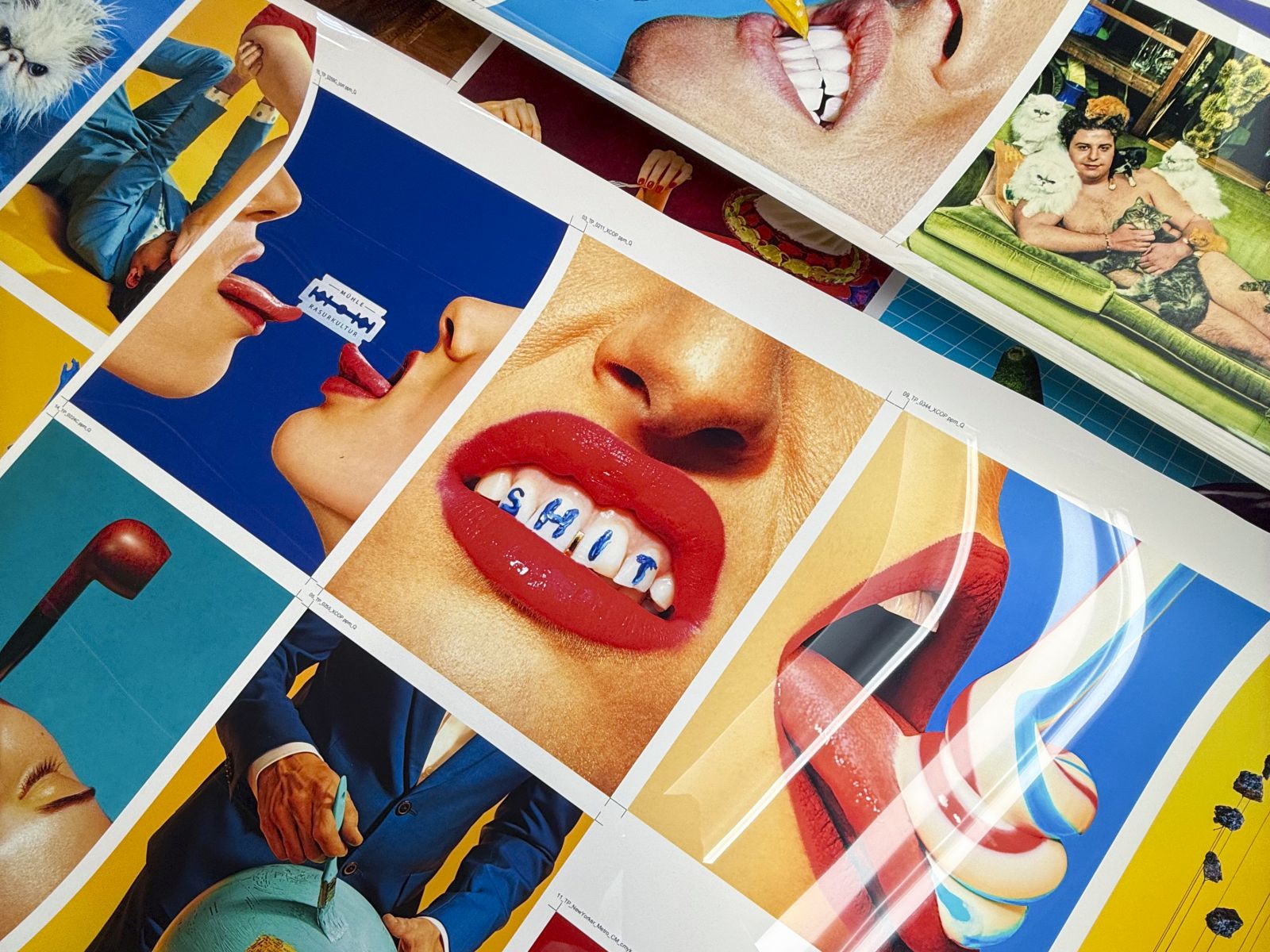 Un esempio di c-print realizzata con ingranditore digitale lambda durst per una mostra fotografica di Toilet paper