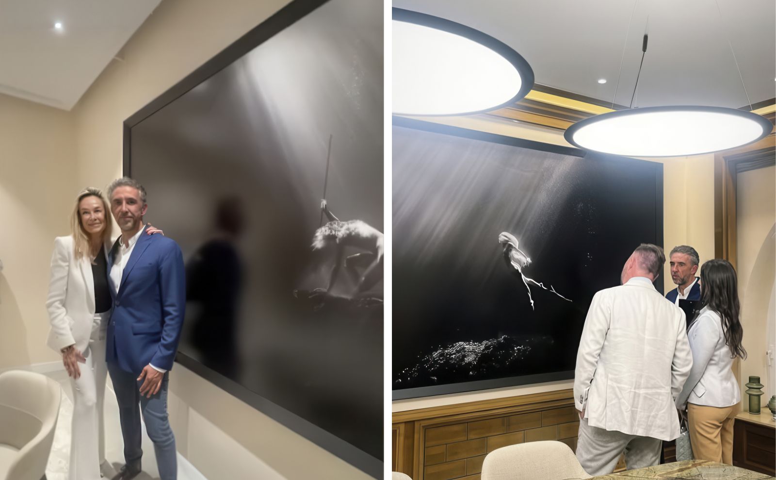 Il fotografo francese Bastien Soleil mostra le sue opere in occasione della mostra fotografica personale "Ame" commissionata e ospitata dalla UBP di Monaco