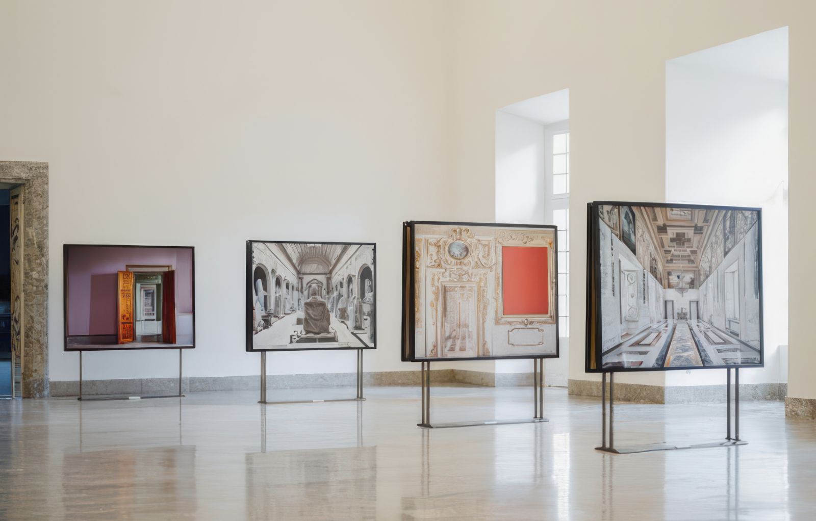 Alcune fine art print di grande formato che il nostro laboratorio fotografico ha realizzato per la mostra di Massimo Listri