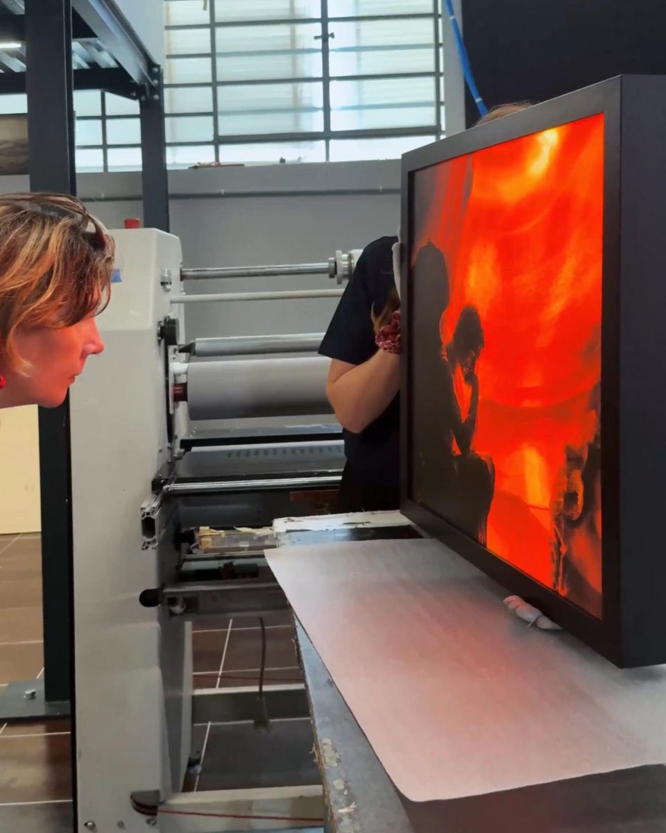 LIghtbox fine art su misura per illustrazioni firenze e milano